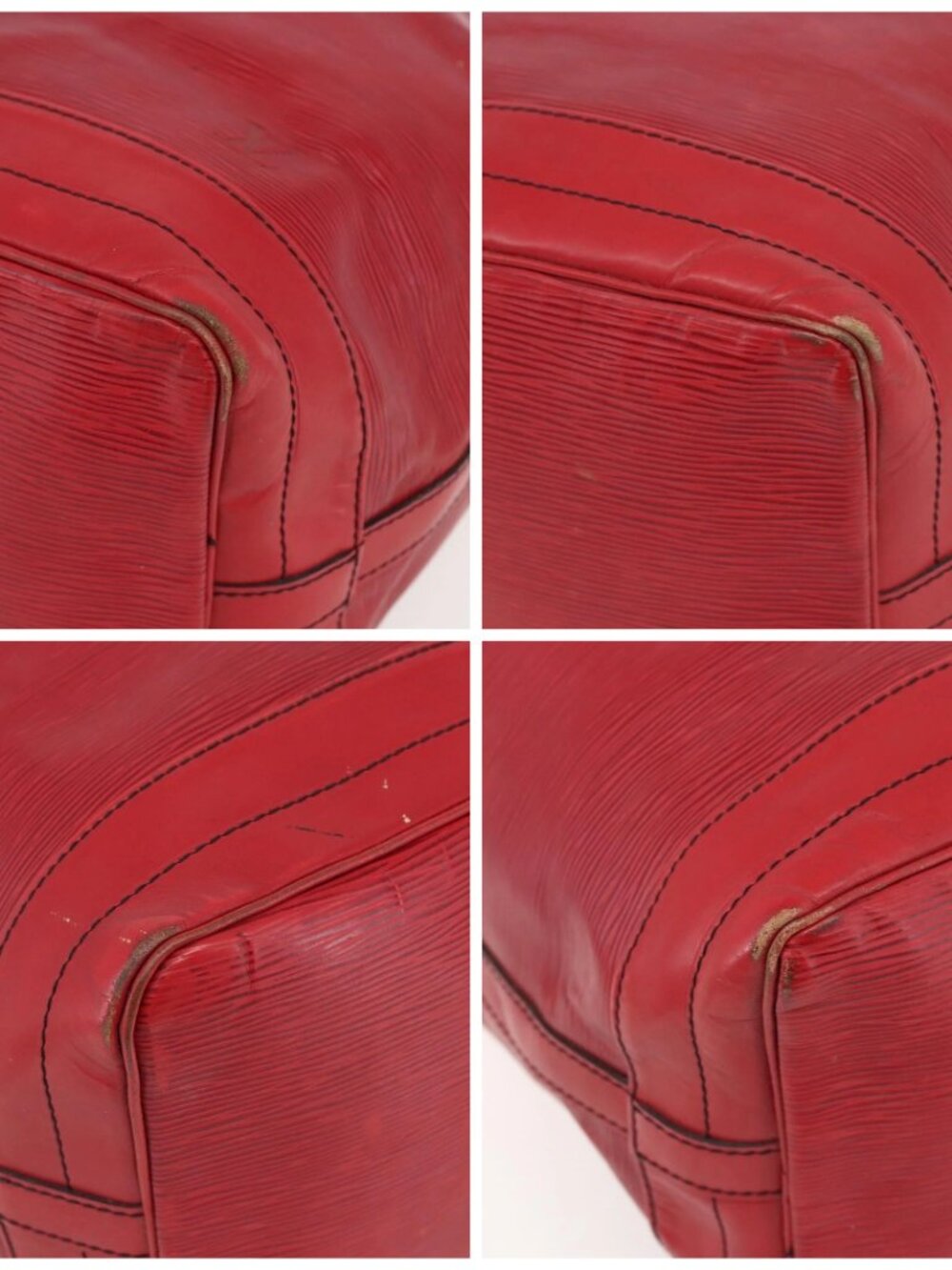 LOUIS VUITTON Epi Noe Shoulder Bag Red M44007 LV Auth 170172 - Picture 14 of 16